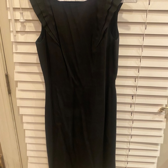 Brooks Brothers size 0 twill sheath dress black - Picture 2 of 5